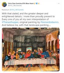 Jul 31, 2021 · well, chris chan who is the popular creator of sonichu and also, referred to himself as mrs. Chris Drew The Last Supper Chrischansonichu