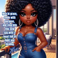 Good morning Royalty, Queen, rise in your wholeness. Let your smile be your  praise and your peace be your power as you step into a day made for your  becoming. Have the