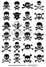 Skulls Vector Stock Photos Images Pictures Simple Skull Pirate Tattoo Skulls Drawing