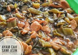 It is a popular southeast asian dish orginating from sundanese cuisine, consisting of vegetables in tamarind soup. Resep Sayur Asin Cah Ayam Oleh Riska Erlinda Cookpad