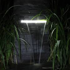 Wasserfall Set Fur Garten Steinmauer Teich Gartenteich Mit Led Beleuchtung Licht Garten Terrasse Teiche Bach Wasserfall Garten Wasserfall Wand Wasserfall