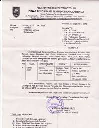 Contoh surat undangan dies natalis kampus. Contoh Surat Jalan Santai Contoh Surat