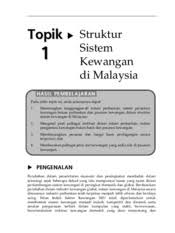 Perbankan islam telah muncul di dalam pasaran kewangan antarabangsa sejak tahun 1970an lagi. Struktur Sistem Kewangan Di Malaysia Topik X 1 Struktur Sistem Kewangan Di Malaysia Hasil Pembelajaran Pada Akhir Topik Ini Anda Seharusnya Dapat 1 Course Hero