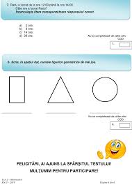 Între timp, elevii învață după o programă școlară nouă, aşa că acele modele nu mai. Subiecte MatematicÄƒ Clasa A Ii A 2019 DescarcÄƒ Testele De La Evaluarea NaÈ›ionalÄƒ La MatematicÄƒ Edupedu Ro