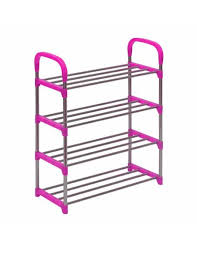 Selbstverständlich kann man sich seinen schuhschrank auch. Platzsparendes Schuhregal Organizer 50 X 23 X 66 Cm 4 Stufig Lila
