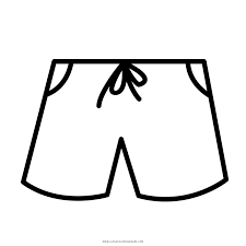 Clothes download colouring sheet free. Shorts Coloring Page Ultra Coloring Pages