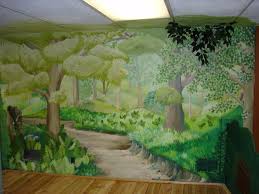 It will require creativeness and commitment as you will have to by using specific paint, you can repaint one wall and make it into a chalkboard that your kids can use to freely draw. Oh There Will Be So Many Trees In This Kid S Room I Can T Wait Forest Mural Forest Wall Mural Forest Mural Kids