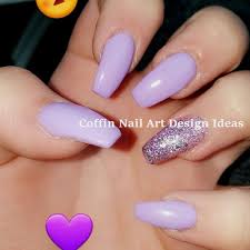 Posted by edit1 march 12, 2020 february 24, 2020. 20 Trendy Coffin Nail Art Designs Nailideas Purple Glitter Nails Purple Acrylic Nails Glitter Nails Acrylic