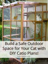 It S Easy To Build A Catio With Diy Plans Outdoor Cat Enclosure Cat Patio Cat Playground Outdoor