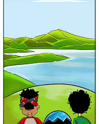 Gambar pemandangan kartun yang mengagumkan dan patut kamu terjah. Digidoy Comics Komik Sampah Jangan Klen Kotorin Danau Facebook