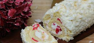 Recette De La Buche De Noel A La Noix De Coco Recette Recette Biscuit De Noel Buche De Noel Aux Noix Noix De Coco