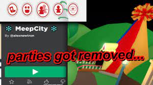 meepcity parties got removed... - YouTube