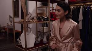 Dressing Gown Of Stacy De Novo Lady Margaret Vanessa Hudgens In The Princess Switch Spotern Vanessa Hudgens Gowns Dresses Princess