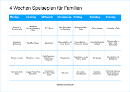 Mit diesen coolen diy ideen zum thema haushalt kannst du jede menge zeit und energie sparen, denn sie helfen dir, deinen haushalt besser zu organisieren. Monatsspeiseplan 28 Lieblingsrezepte Fur Familien Fur Unter 50 Pro Woche Moms Blog Der Praktische Familienblog