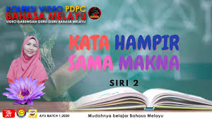 Adapun kosata para ahli memberikan pendapat yang diantaranya yaitu Bahasa Melayu Kosa Kata Siri 1 Youtube