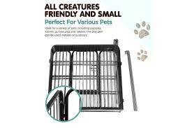We give you the indoor cat cage enclosure as a solution to this dilemma. 8 Panel Pet Dog Playpen Puppy Exercise Cage Enclosure Fence Play Pen 80x80cm Matt Blatt