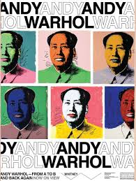 Andy Warhol Exhibition Poster Whitney Museum New York Print From A To B And Back Again Mao Tse Art Exhibition Posters Exhibition Poster Art Exhibition