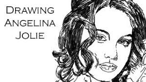 Choose language coloring pages worksheets mandala craft. How To Draw A Angelina Jolie Beautiful Girl Face Youtube
