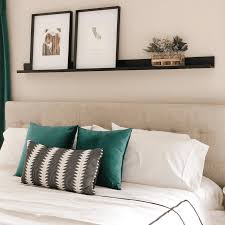 It features a rectangular silhouette with a wood finish for rustic appeal. 27 Best Floating Shelf Ideas