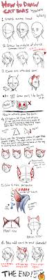 See more ideas about drawing for kids, easy drawings, drawings. Cat Ears Tutorial By Nectarino On Deviantart