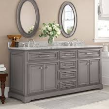 Despite the name, the 72 inch double sink bathroom vanity isn't only for beauty. Three Posts Bergin 72 W Double Sink Bathroom Vanity Set With Mirror Reviews Wayfair
