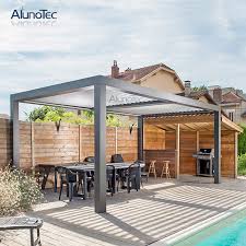 See more ideas about deck canopy, backyard canopy, pergola. Electric Adjustable Awning Louvered Gazebo With Rain Sensor Buy Louvered Gazebo Adjustable Louvered Gazebo Electric Louvered Gazebo Product On Aluminum Pergola Alunotec