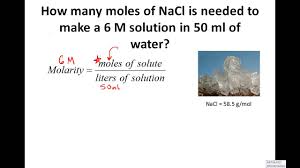What is the molarity of a solution that contains 30. Molarity Chemistry Socratic