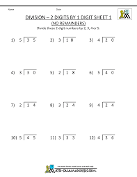 division worksheets 3rd grade
