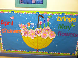 Birthday Bulletin Board Ideas For Daycare April May Bulletin Board Flowers Made By Hand Prints Birthday Bulletin Boards Door Bulletin Boards Spring Bulletin Boards
