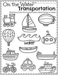 Transportation Worksheets Planning Playtime Preschool Transportation Worksheets Transportation Preschool Activities Transportation Preschool