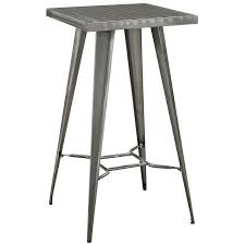 Direct Metal Bar Table Gunmetal Metal Pub Table Bar Table Cafe Tables