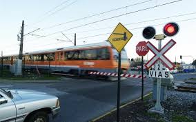 This system has some marvellous innovations, with a bike. Level Crossing For Metro De Santiago Chile Enyse