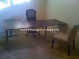 Ikea Effektiv Desk Assembled In Washington Dc By Furniture Assembly Experts Company Furniture Assembly Furniture Ikea Furniture Assembly
