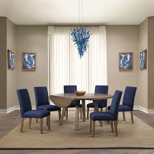 Leyton 7 Piece Square To Round Dining Set Round Dining Set Round Dining Dining Set