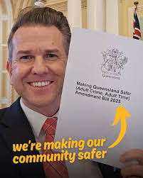Adult Crime, Adult Time is just one of the ways our Crisafulli Government  is restoring safety where you live. The Making Queensland Safer Amendment  Bill means our new laws will cover 33