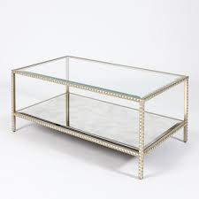 Venice freeform coffee table silver leaf. Stud Coffee Table Silver Leaf