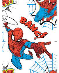 Find over 85 of the best free spiderman images. Spiderman Pow Tapete Weiss Multi Graham Braun 108553