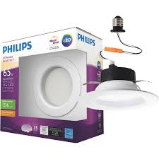 Philips Warm Glow 4 In Retrofit Ic Non Ic Rated White Led Recessed Light Kit Sold By Sim Supply Rakuten Com Shop