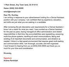 The body part codes contain options that allow for multiple parts. Sample Clerical Cover Letter And Examples Writing Tips