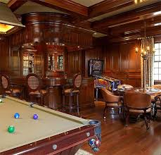 R S Granoff Architects P C Bar En Casa Mesa De Billar Sala De Juegos