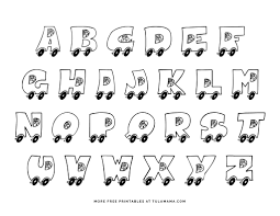 Free printable alphabets coloring pages. Fun And Easy To Print Alphabet Coloring Pages On Wheels Tulamama