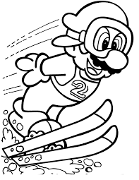 100 coloring pages mario for free print. Super Mario Bros U Deluxe Coloring Pages