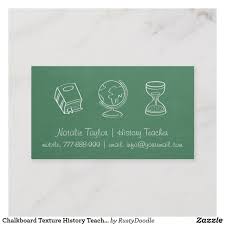 Start with a template, add your details, and get professional results in minutes. Chalkboard Texture History Teacher Business Cards Zazzle Com Teacher Business Cards History Teachers Teacher Cards