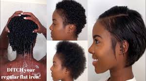 The combination of heat and manipulation required to blow dry my natural hair was too much for my hair to handle while trying to reach my hair length goals. Hairstyles For Straightened Black Girl Hair Novocom Top