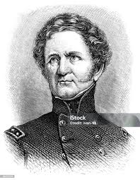 General Winfield Scott Stock Illustration