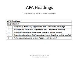 Apa formatting and style guide 2. Apa Formatting And Style Guide Adapted From The Purdue Owl Apa Formatting And Style Guide Ppt Download