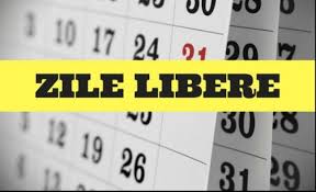 Potrivit calendarului zilelor libere, primele zile libere în anul 2020 vor fi pe 1 și 2 ianuarie, imediat după revelion, urmate de 24 ianuarie. Noi Zile Libere De La Stat IntrÄ In Vigoare DupÄ 15 Mai Capital
