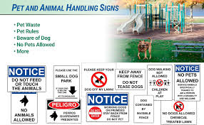 Of course, in addition to dog repellents, do not forget that one option for keeping dogs away from your property may be simply to. Danger Guard Dogs On Duty Spanish Osha Sign 10x7 Inch Plastic For Pets Pet Waste By Compliancesigns Amazon Com Industrial Scientific