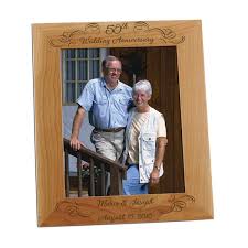 When celebrating a 50th anniversary, go for the gold. 50th Wedding Anniversary 8x10 Photo Frame