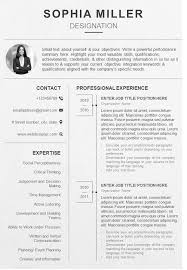 edit our collection of resume templates
